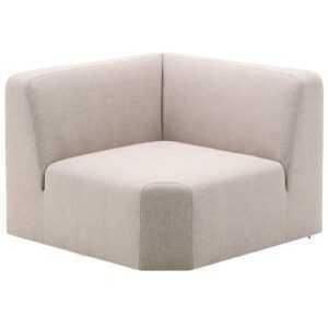 Béžový rohový modul Kave Home Neom 89 x 89 cm