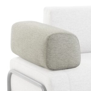 Béžovošedý polštář Kave Home Compo