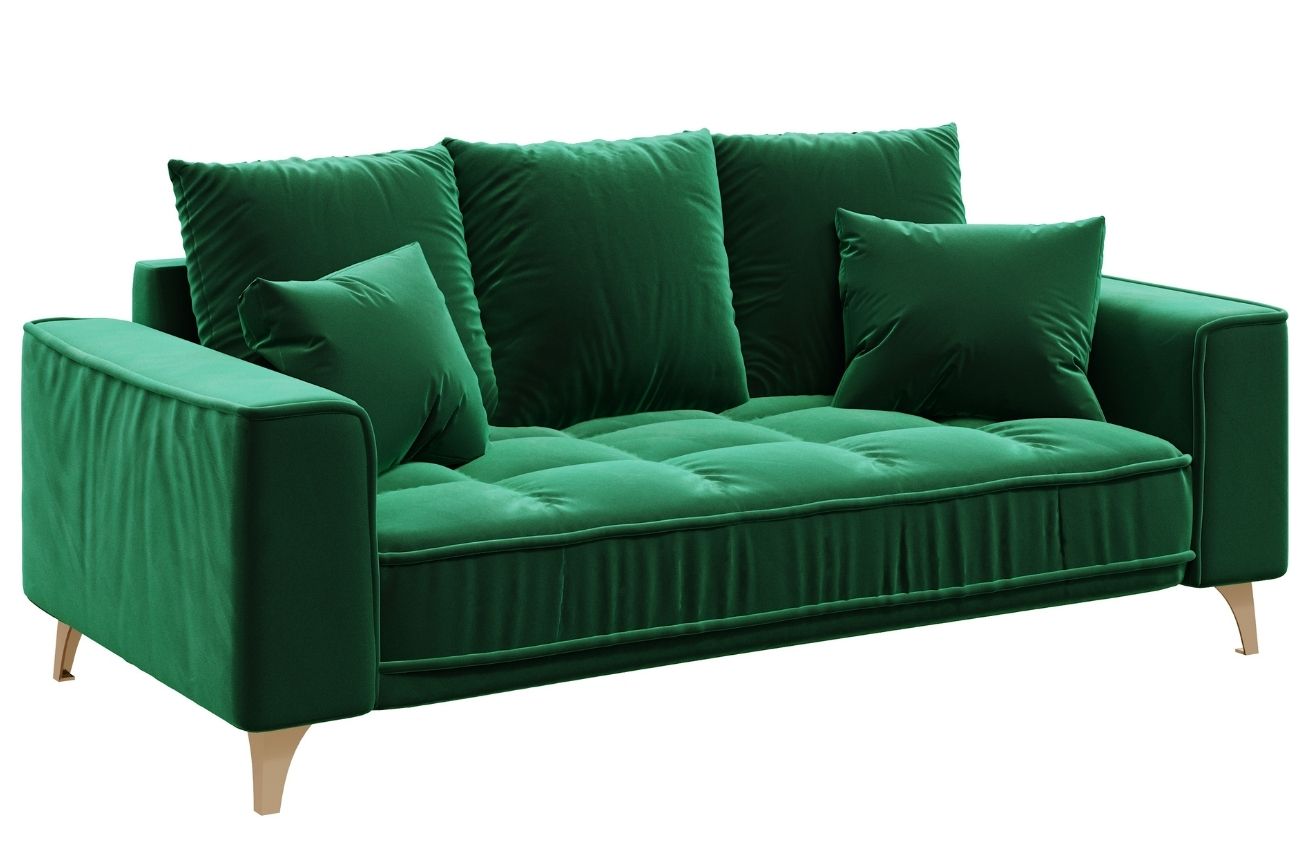 Devichy Sametová pohovka Chloe 204 cm