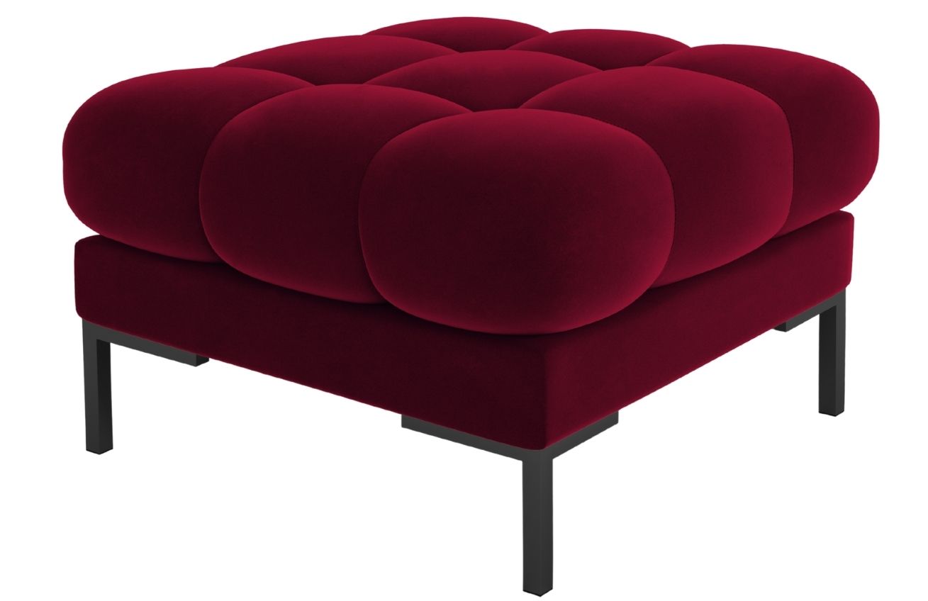 Micadoni Sametová podnožka Mamaia 60 x 60 cm