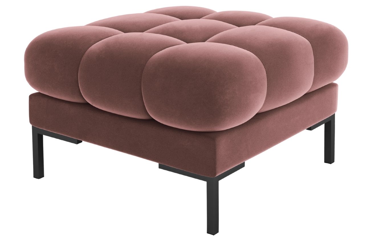 Micadoni Sametová podnožka Mamaia 60 x 60 cm