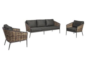 Bizzotto Zahradní set dvou křesel a pohovky Maribela