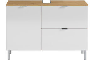 Germania Bílá dubová umyvadlová skříňka Mauresa 80 x 34 cm