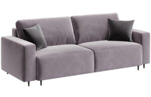 Ghado Sametová rozkládací pohovka Hesto 237 cm