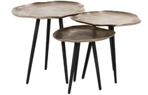 Richmond Set kovových odkládacích stolků Volenta