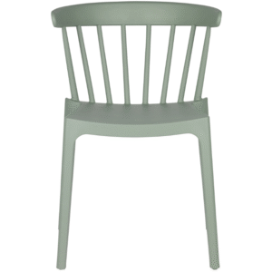 WOOOD Světle zelená plastová zahradní jídelní židle Marbel