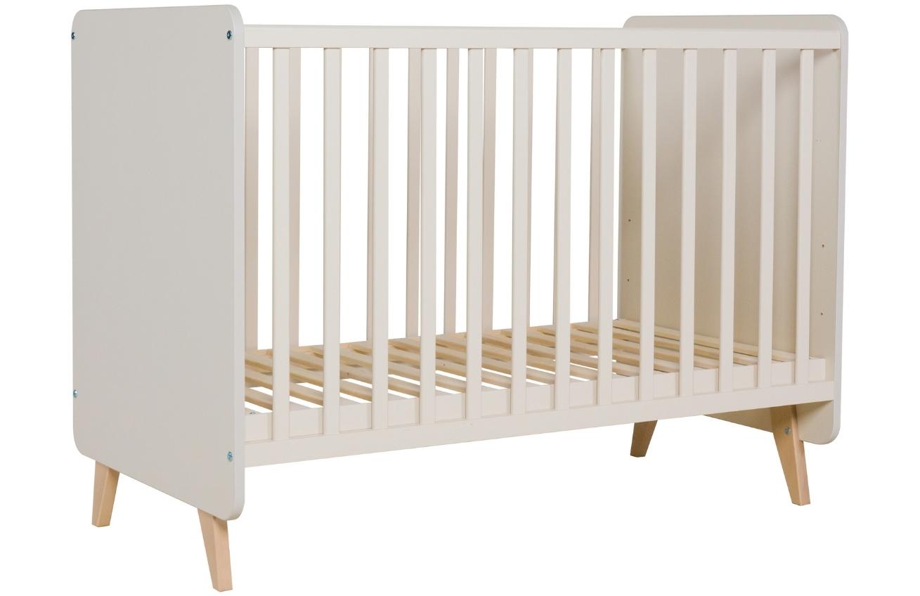 Béžová dětská rostoucí postýlka Quax Loft 70 x 140 cm