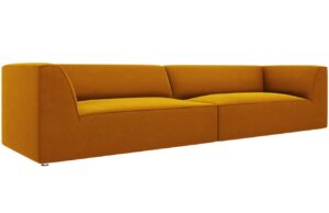 Micadoni Sametová pohovka Ruby 302 cm