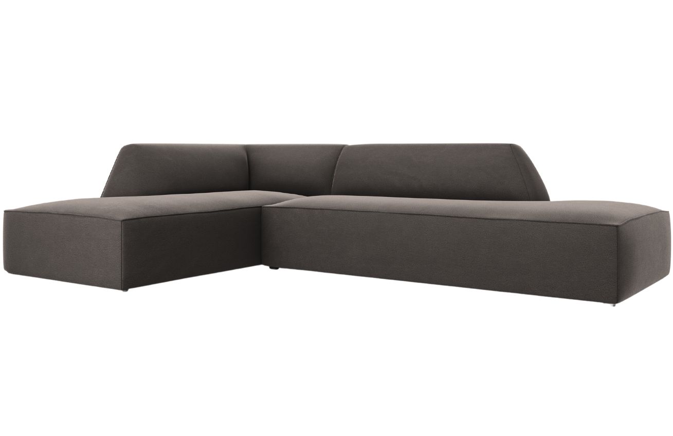 Micadoni Sametová rohová pohovka Ruby 273 cm