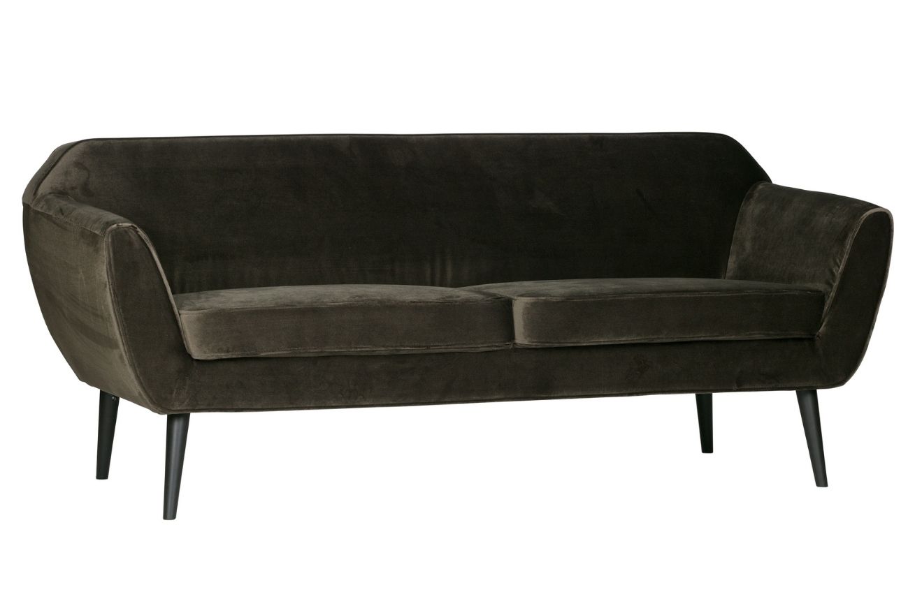 WOOOD Sametová pohovka Sanba 187 cm