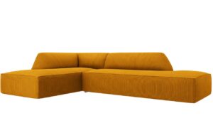 Micadoni Manšestrová rohová pohovka Ruby 273 cm