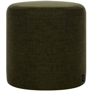 noo.ma Tmavě zelený čalouněný puf Folk 40 cm