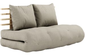 Karup Design Lněná rozkládací pohovka Shin Sano 140 cm