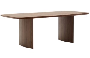 Ořechový jídelní stůl Kave Home Litto 240 x 100 cm