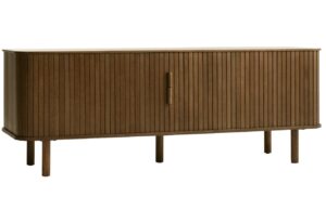 Unique Furniture Hnědý dubový TV stolek Cavo 160 cm