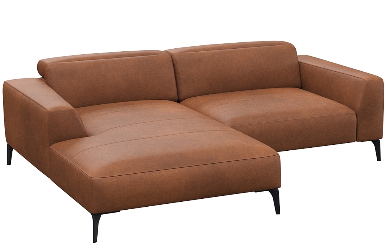 Flexlux Kožená rohová pohovka VOLUZZI 233 cm