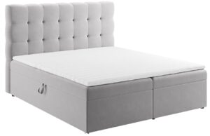 Micadoni Sametová boxspring postel Mamaia 180 x 200 cm