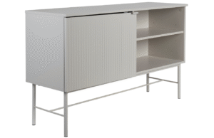 White Label Šedá komoda WLL CAYO 124 x 40 cm