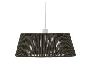 Tmavě zelené závěsné stínidlo Kave Home Aldet 46 cm