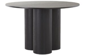 Jotex Černý dřevěný jídelní stůl TAVIRA 120 cm