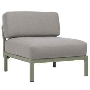 Nardi Šedý zahradní modul Maximo se zelenou podnoží