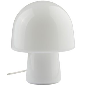 Jotex Opálově bílá skleněná stolní lampa THETYS