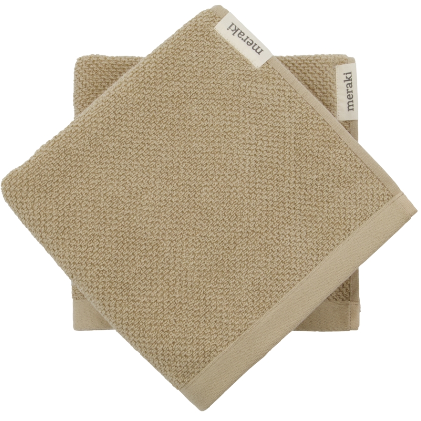 Meraki Sada béžových ručníků MKSolid 100 x 50 cm
