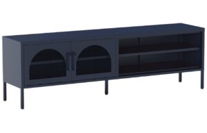 Marckeric Kovový TV stolek Diora 160 x 35 cm