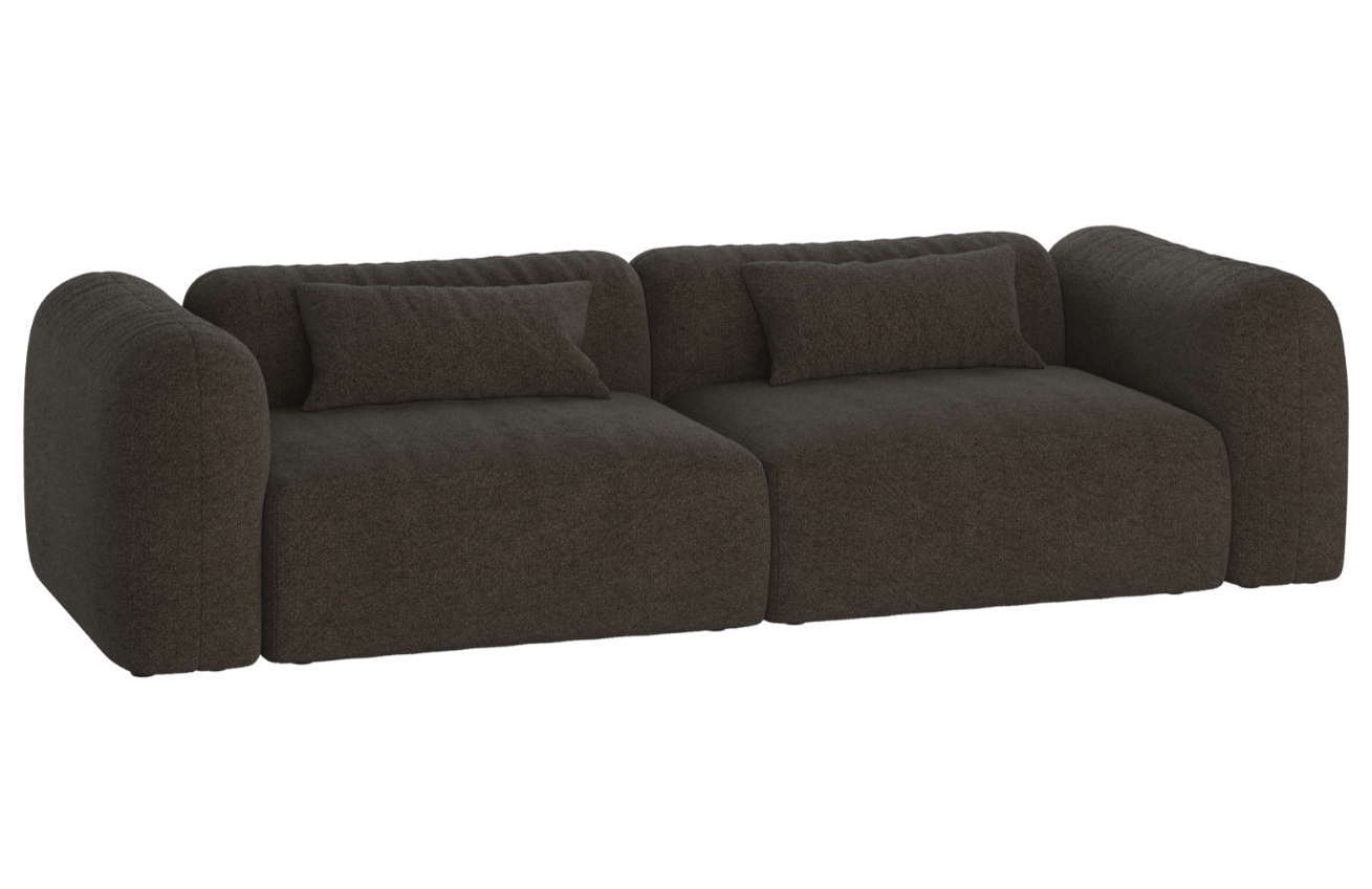 noo.ma Bouclé pohovka Yaro 263 cm