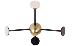 GUBI Kovový nástěnný věšák Matégot