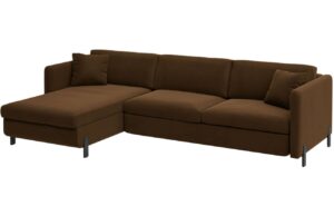 Micadoni Sametová rozkládací pohovka Gloria 260 cm