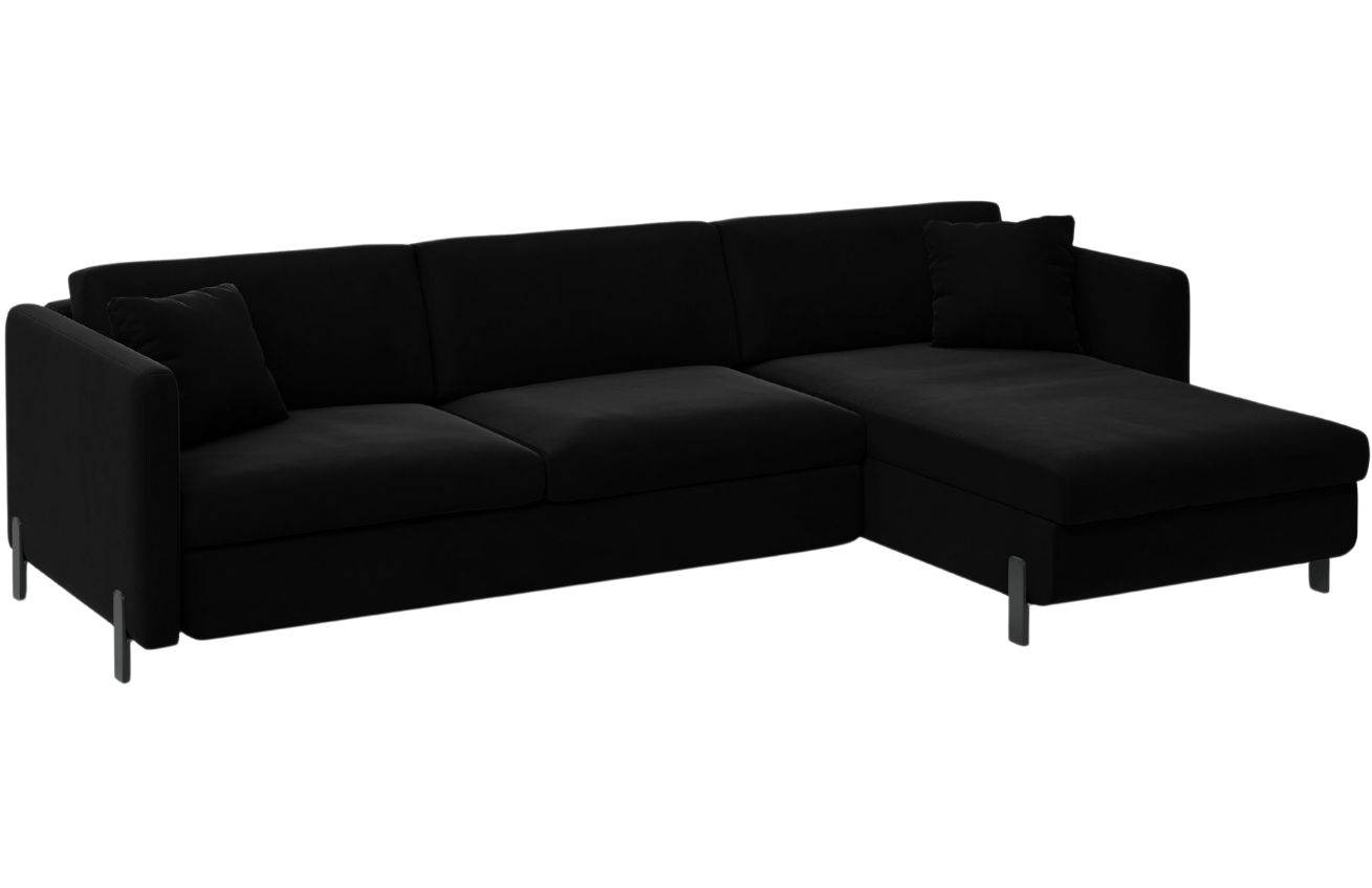 Micadoni Sametová rozkládací pohovka Gloria 280 cm