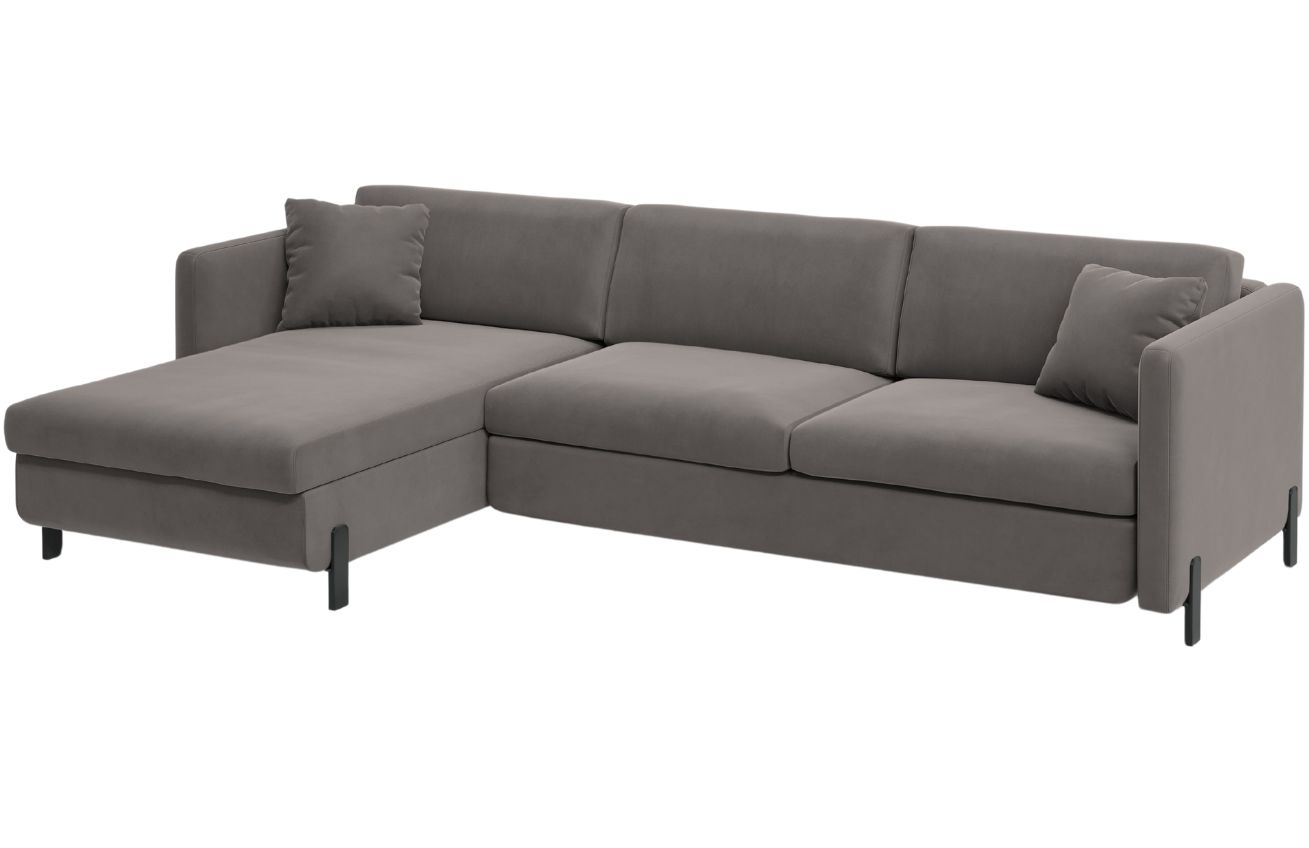 Micadoni Sametová rozkládací pohovka Gloria 280 cm