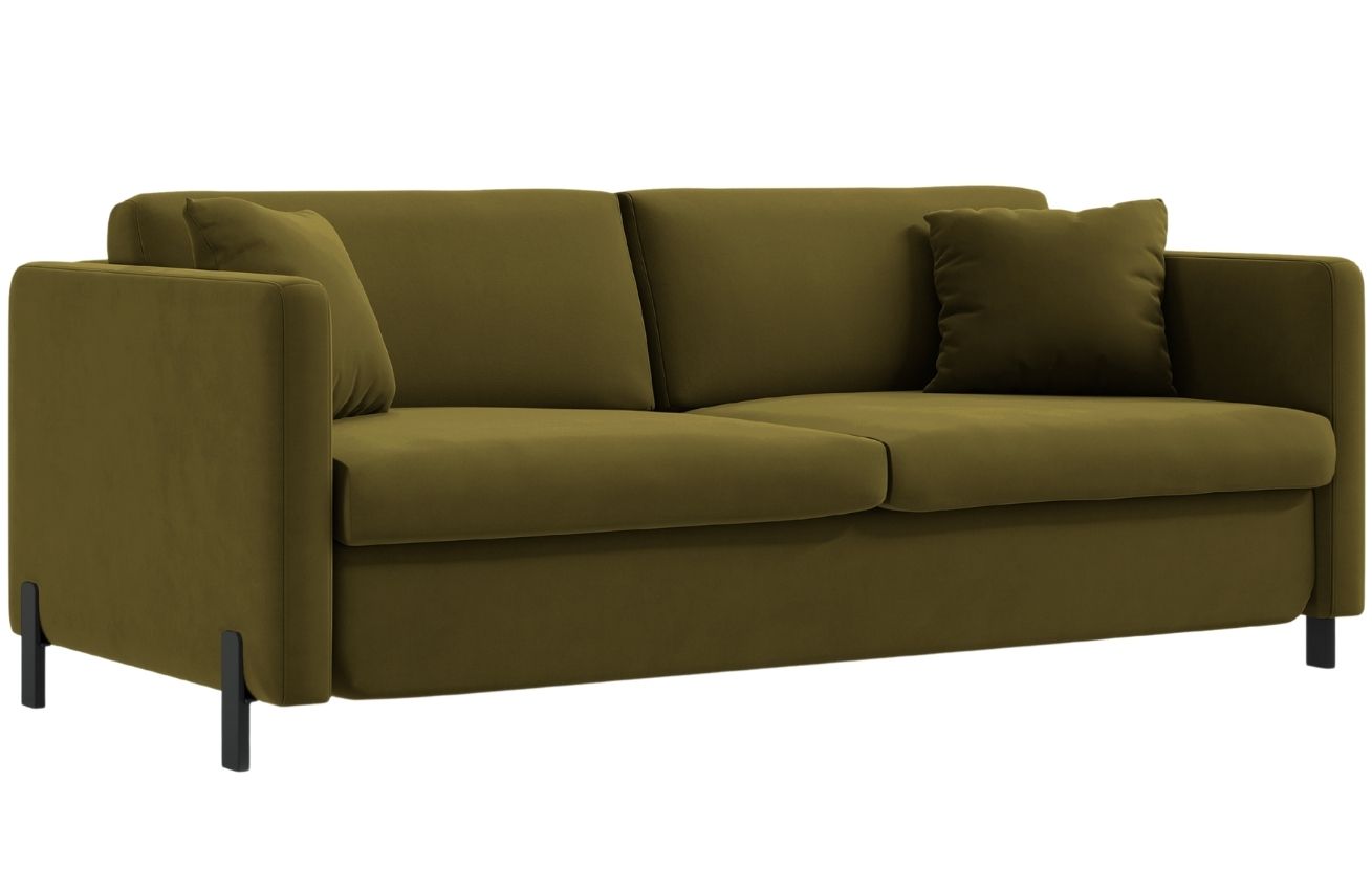 Micadoni Sametová rozkládací pohovka Gloria 202 cm