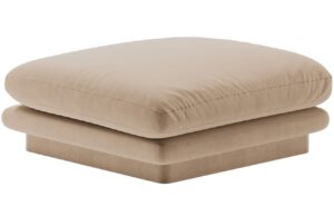 Micadoni Sametová podnožka Torino 80 x 80 cm