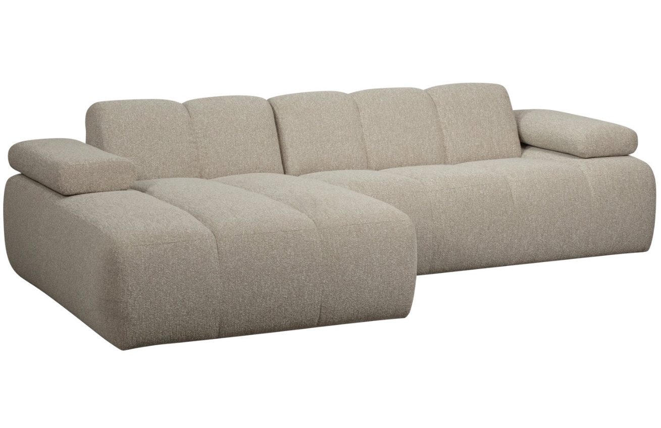 WOOOD Bouclé rohová pohovka Mojo 284 cm