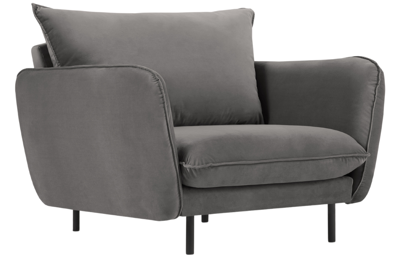 Cosmopolitan Design Sametové křeslo Vienna