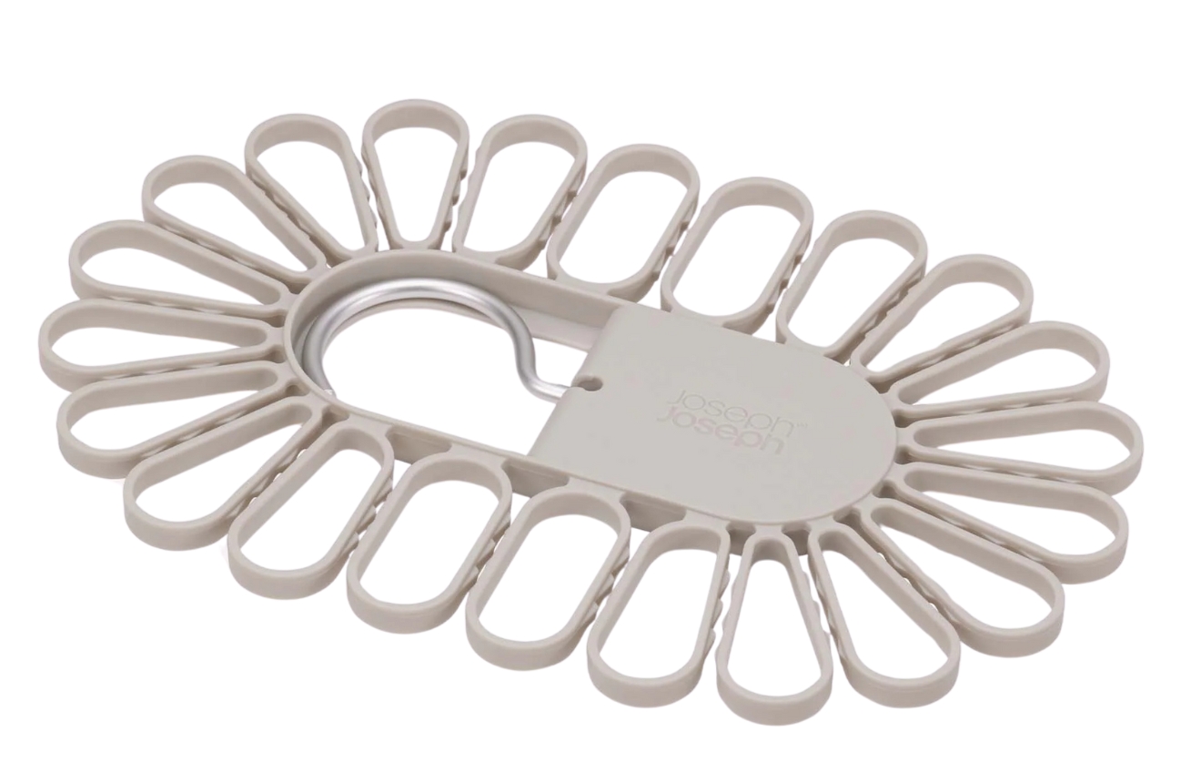 Joseph Joseph Béžový plastový sušák drobného prádla Petal 26 cm