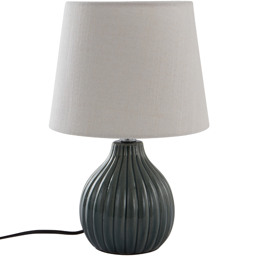 Jotex Zelená keramická stolní lampa MONA
