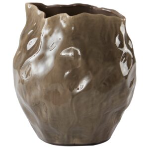 Jotex Šedohnědá keramická váza BUBBA 31 cm
