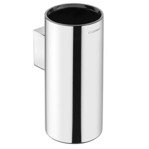 Cosmic Stříbrný kovový nástěnný stojan na zubní kartáčky Logic