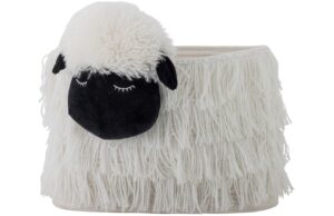 Bloomingville Bílý úložný koš na hračky Dolly