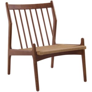 Jotex Hnědé dřevěné křeslo VISBY