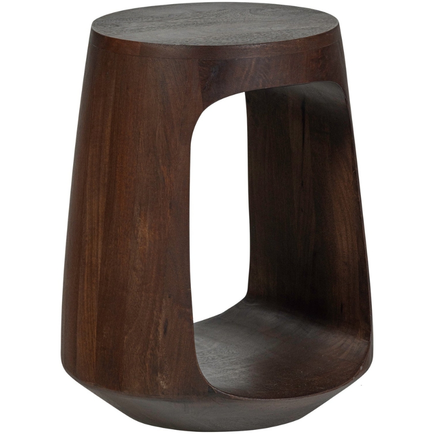 WOOOD Ořechový odkládací stolek Bayo 33 cm