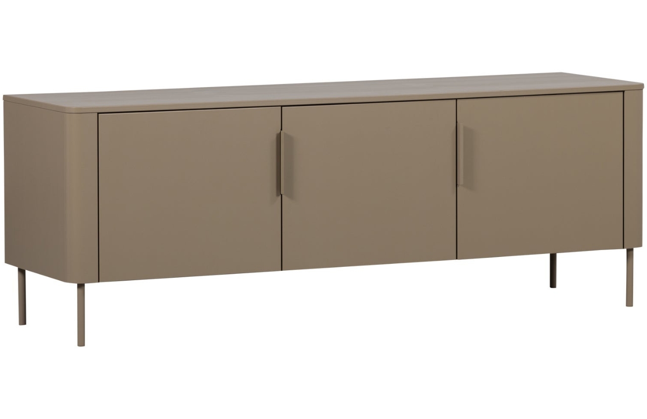 WOOOD Béžovohnědý dřevěný TV stolek Gunnar 154 x 44 cm