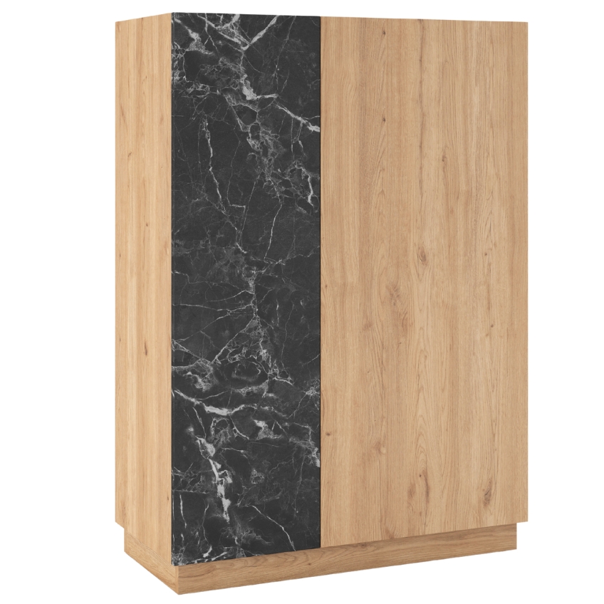 Marckeric Komoda Dione 90 x 40 cm s dubovým dekorem