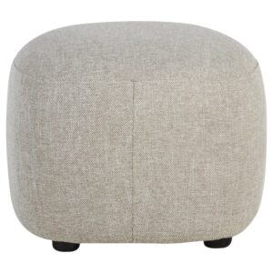 Světle hnědá čalouněná podnožka Quax Gomi 50 x 50 cm