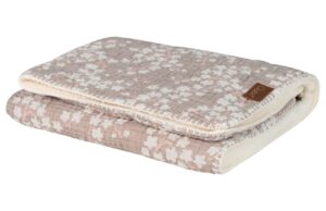 Růžová dětská deka Quax Natural 80 x 65 cm