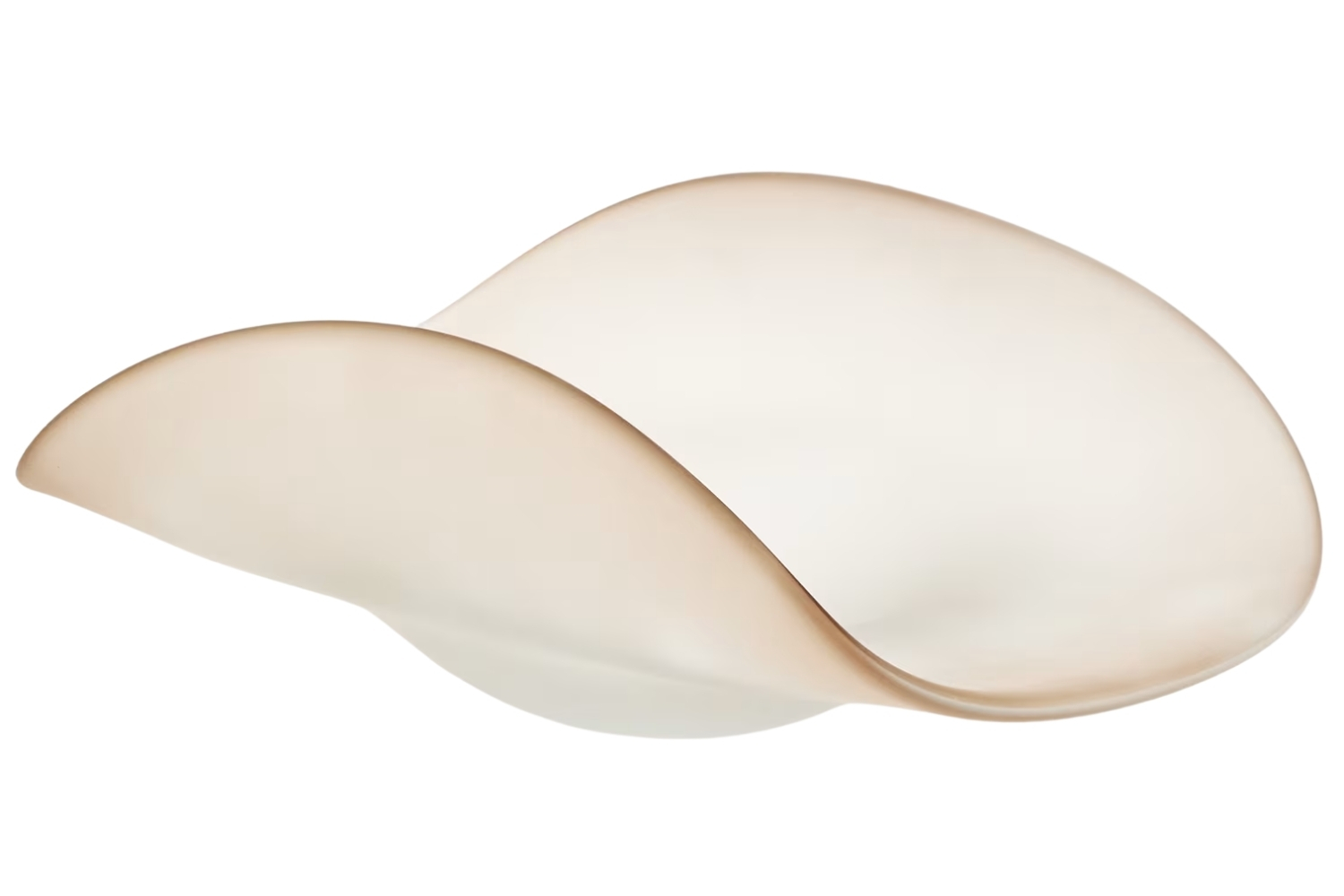 Kave Home Béžová skleněná dekorativní miska Vionze 41 x 25 cm