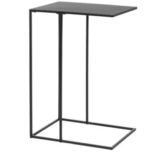 Bizzotto Černý kovový odkládací stolek Alrik 40 x 30 cm